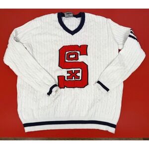 Chicago White Sox 125th Anniversary Cable Knit Sweater Sportswear Unlimited XL
